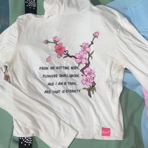 Omighty cherry blossom turtleneck